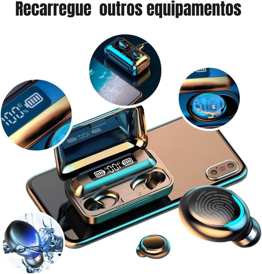 Audífono Inalámbricos F9-5 Con Power Bank